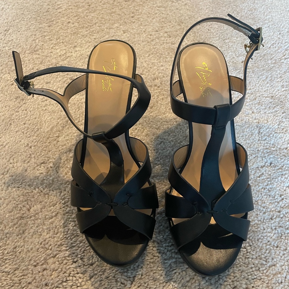 Thalia Sodi Black Heel Sandal (WORN ONCE)